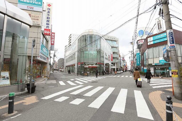阪急塚口からの道のり